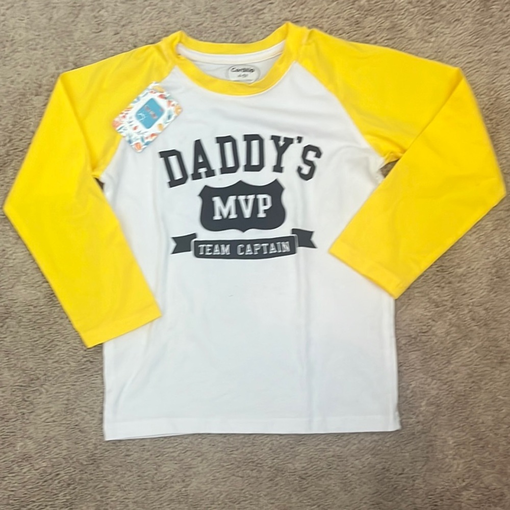 Yellow and White Kids Shirt (4-5Y)